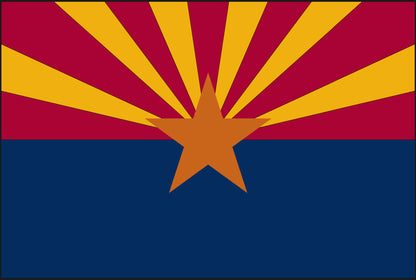 Arizona FLAG 12"x18" Double Sided Grommet Flag