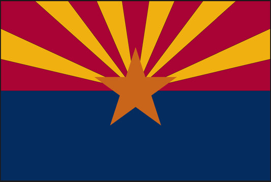 Arizona FLAG 12"x18" Double Sided Grommet Flag