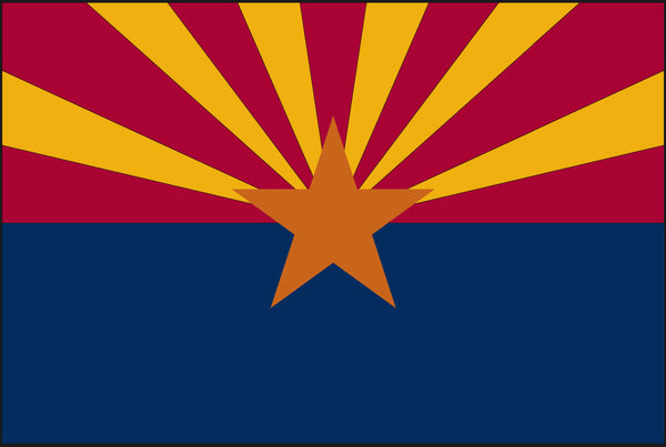 Arizona FLAG 12"x18" Double Sided Grommet Flag