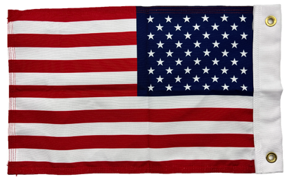 Double Sided Grommet American USA Flag 12”x18”