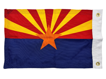 Double Sided Grommet Arizona Flag 12”x18”