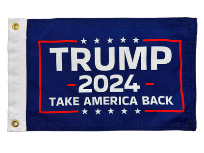 2024 Trump Double Sided Grommet Flag 12”x18”