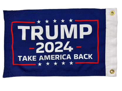 2024 Trump Double Sided Grommet Flag 12”x18”