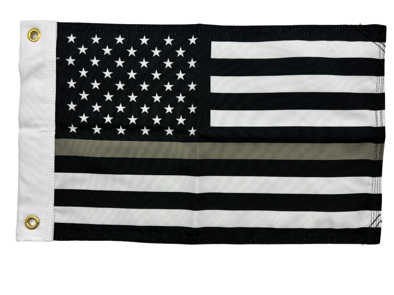 Thin Gray Line FLAG 12"x18" Double Sided Grommet Flag