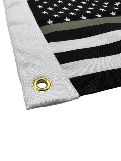 Thin Gray Line FLAG 12"x18" Double Sided Grommet Flag