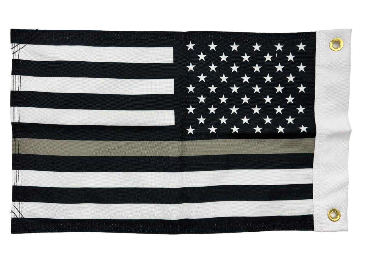 Thin Gray Line FLAG 12"x18" Double Sided Grommet Flag